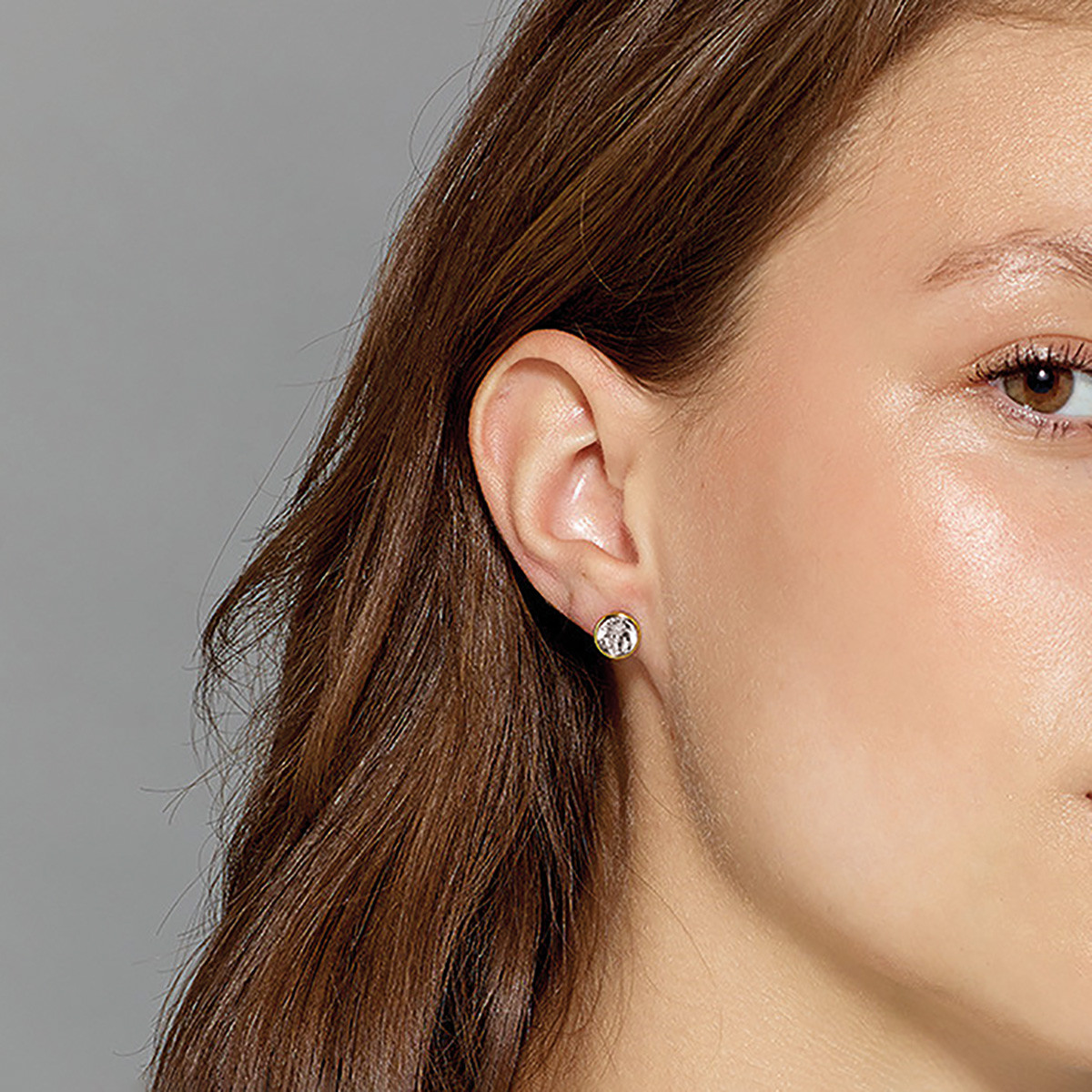 Dyrberg/Kern Noble Gold Crystal Stud Earrings Kilkenny Design