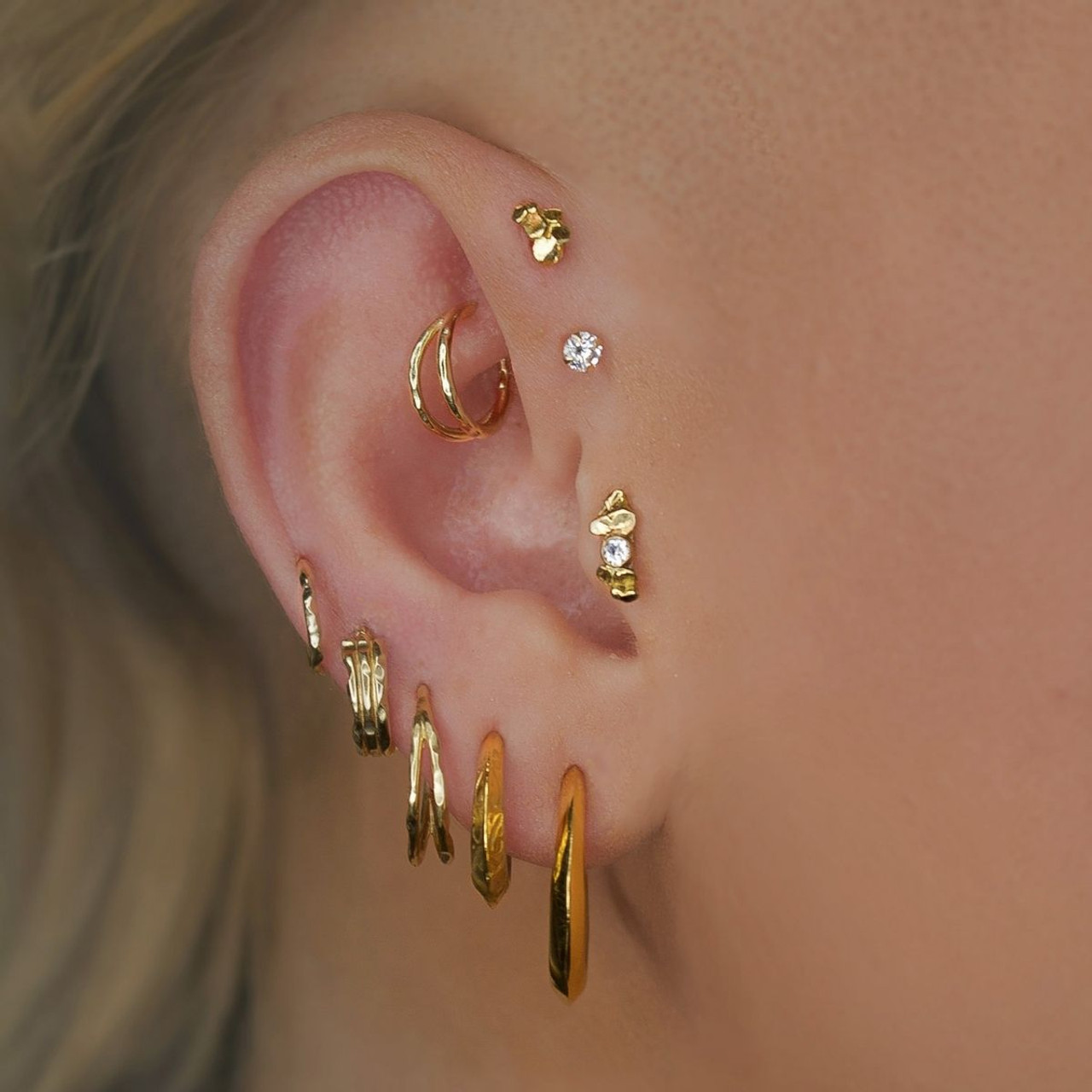 Pearl Hoop Earrings – Ever Aster