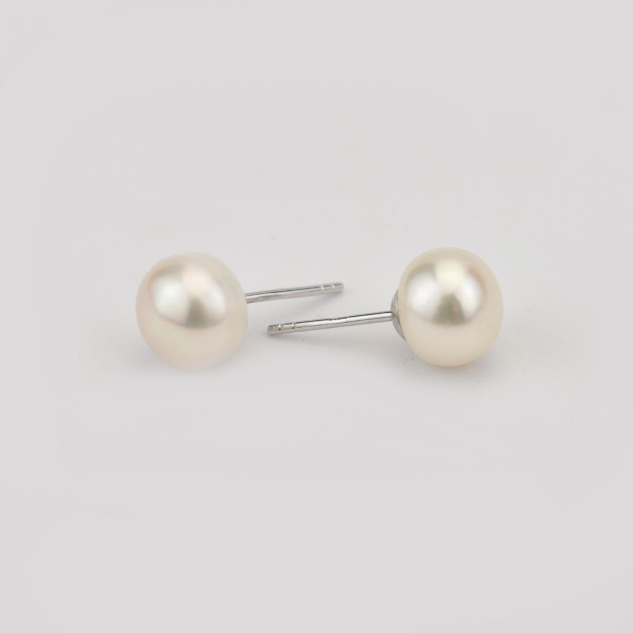 Large Pearl Hoop Earrings, Freshwater Natural Pearl Hoops, Pearl Gold Hoop  Earrings - Etsy