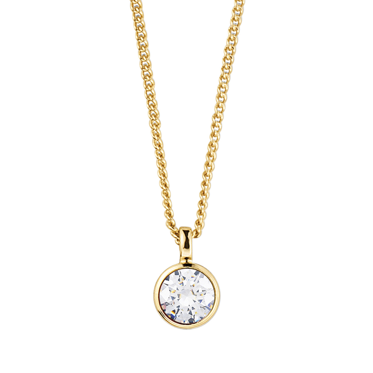 Dyrberg/Kern Ette Gold Crystal Necklace