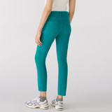 OUI Baxtor Cord Cropped Jeggings Teal_3