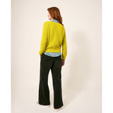 White Stuff Jennie Rib Jumper Mid Chartreuse_3