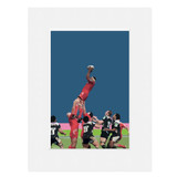 Sketchico "Munster Lineout" Rugby Print mount