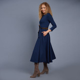 Lennon Courtney Full Moon Fit & Flare Dress navy 1