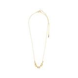 Coby Recycled Crystal Pendant Necklace Gold Plated 