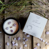 So Relaxed Candle with Amethyst Stones