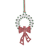 Newbridge Christmas Wreath with Bow Tree Decoration_0