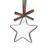 Newbridge Christmas Silver Plated Star with Clear Stone _0