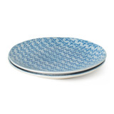 Dinner Plate Set of 2 in Blue 2