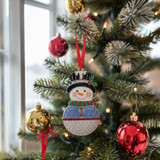 Exclusive Sparkling Snowman Christmas Decoration