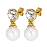 Nette Crystal & Pearl Earrings
