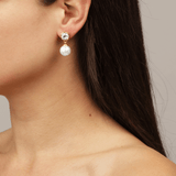 Nette Crystal & Pearl Earrings