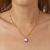 Barga Light Rose Necklace
