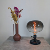 Blarney Table Lamp with Titanium Bulb - Large