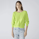OUI Twist Front Jumper Green