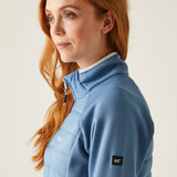 Women's Clumber V Hybrid Jacket Coronet Blue White_1