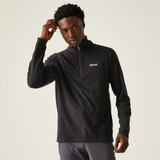 Men's Montes Lightweight Half Zip Fleece Ash