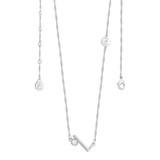 Silver Initial Pendant