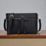 Dice Jasper East West Crossbody Bag Black