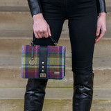 Fiona Crossbody Purple Check 