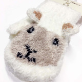 Cream Baby Sheep Mittens