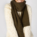 Luxe Cashmere Ribbed Scarf