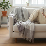 Dún Briste Cashmere & Lambswool Throw