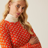 Regatta Orla Kiely Long Sleeve Winter Tee Clover Red