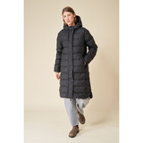 Puddle Puffer Long Jacket Black