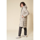 Puddle Puffer Long Jacket Stone Grey
