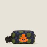 Orla Kiely Tripod Crossbody Aura Marine