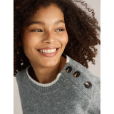 Lucy Longline Jumper Light Grey