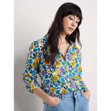 Larissa Crinkle Shirt – Zennor Blooms Chalk