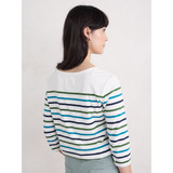 Falmouth Breton 3/4 Sleeve Top – Chalk Maritime