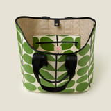 Carryall Large Tote - Solid Stem Apple Coated Cotton