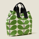 Carryall Large Tote - Solid Stem Apple Coated Cotton