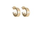 A lil bit of Grá Hoop Earrings Gold