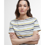 Ladies Short Sleeve Bradley Top – Cloud Stripe