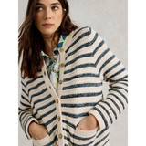 Belle Stitchy Cardigan – Blue
