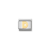 Yellow Gold Letter D - Composable Charm
