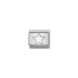 Silver White Star - Composable Charm