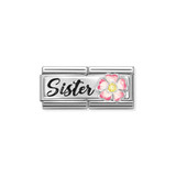 Silver Double Sister - Composable Charm