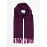 Magenta Juniper Herringbone Lambswool Scarf