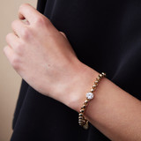 Blanche Square Link Bracelet  