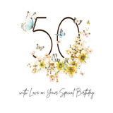 50 With Love Card