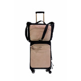 Onboard Trolley Case & Travel Bag Set - Nude