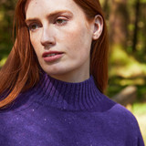 Michelle Cable Cape – Purple