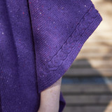 Michelle Cable Cape – Purple