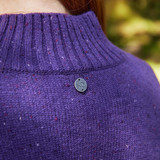 Michelle Cable Cape – Purple