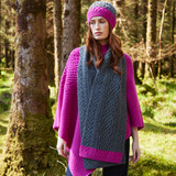 Jackie Aran Colour Block Scarf – Grey